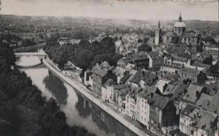 Belgien - Namur - La Sambre vue de la Citadelle - 1954 Belgien - Namur - La Sambre vue de la Citadelle - 1954