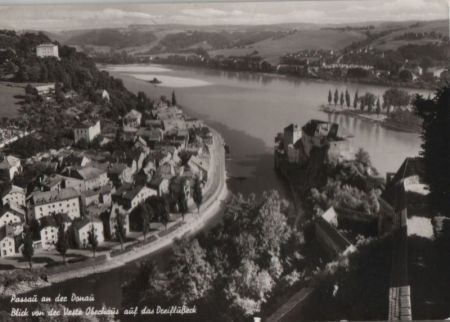 Passau - Blick von der Veste - 1972 Passau - Blick von der Veste - 1972
