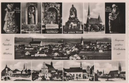 Altötting - u.a. Gesamtansicht - 1959 Altötting - u.a. Gesamtansicht - 1959
