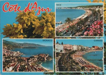 Frankreich - Cote d’Azur - u.a. Monaco - ca. 1985 Frankreich - Cote d’Azur - u.a. Monaco - ca. 1985