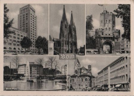 Köln - u.a. St. Aposteln - 1961 Köln - u.a. St. Aposteln - 1961