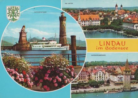 Lindau - u.a. Hafenpromenade - 1976 Lindau - u.a. Hafenpromenade - 1976