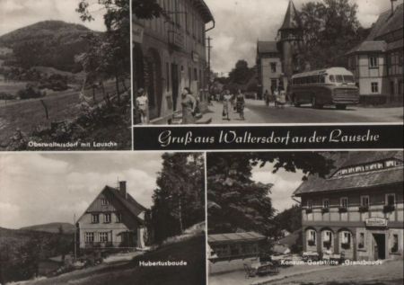 Großschönau-Waltersdorf - u.a. Oberwaltersdorf mit Lausche - 1970 Großschönau-Waltersdorf - u.a. Oberwaltersdorf mit Lausche - 1970