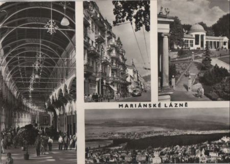 Tschechien - Marianske Lazne - 4 Teilbilder - 1966 Tschechien - Marianske Lazne - 4 Teilbilder - 1966