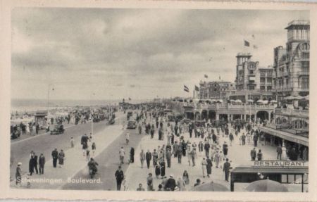 Niederlande - Den Haag, Scheveningen - Boulevard - ca. 1960 Niederlande - Den Haag, Scheveningen - Boulevard - ca. 1960