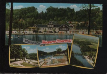 Leichlingen - Ausflugslokal Talsperre Diepental - 1963 Leichlingen - Ausflugslokal Talsperre Diepental - 1963