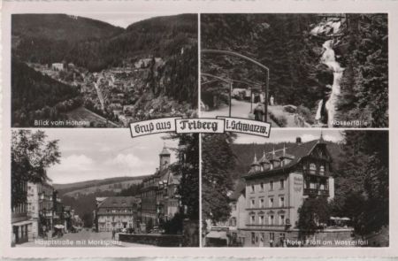 Triberg - u.a. Blick vom Hohnen - ca. 1960 Triberg - u.a. Blick vom Hohnen - ca. 1960