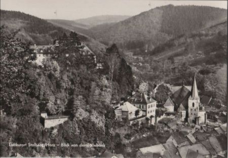 Stolberg - Blick von der Töllebank - 1970 Stolberg - Blick von der Töllebank - 1970