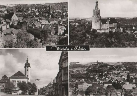Weida - 4 Teilbilder - 1983 Weida - 4 Teilbilder - 1983