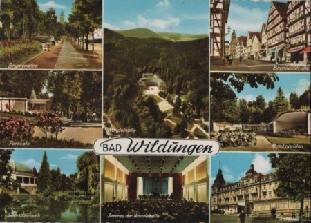 Bad Wildungen - u.a. Fürstenhof - 1962 Bad Wildungen - u.a. Fürstenhof - 1962