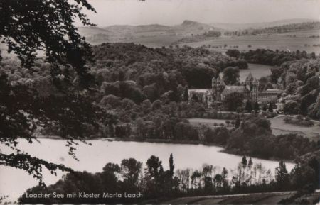 Maria Laach (Glees) - mit Laacher See - ca. 1960 Maria Laach (Glees) - mit Laacher See - ca. 1960