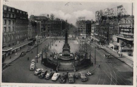 Belgien - Brüssel - Bruxelles - Place de Brouckere - 1966 Belgien - Brüssel - Bruxelles - Place de Brouckere - 1966