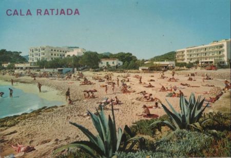 Spanien - Cala Ratjada - Playa de Son Moll - ca. 1980 Spanien - Cala Ratjada - Playa de Son Moll - ca. 1980