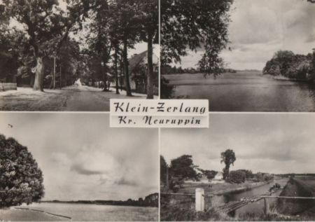 Rheinsberg-Kleinzerlang, Klein-Zerlang - 4 Teilbilder - 1968 Rheinsberg-Kleinzerlang, Klein-Zerlang - 4 Teilbilder - 1968