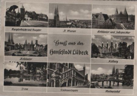 Lübeck - u.a. Dom - 1957 Lübeck - u.a. Dom - 1957