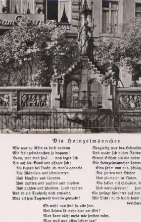 Köln - Heinzelmännchen-Brunnen - ca. 1935 Köln - Heinzelmännchen-Brunnen - ca. 1935