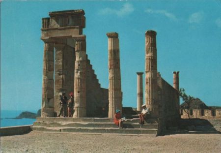 Griechenland - Rhodos - Acropli de Lindo - 1972 Griechenland - Rhodos - Acropli de Lindo - 1972