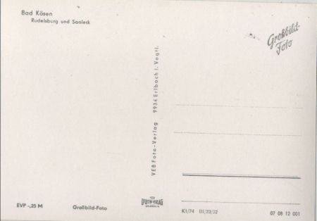 Bad Kösen - Rudelsburg und Saaleck