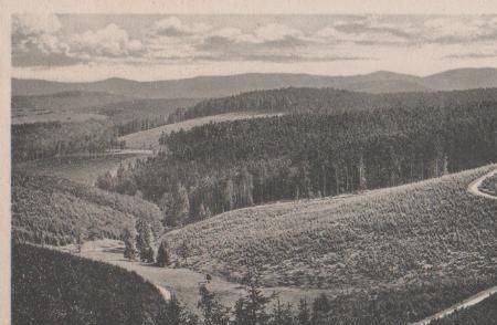 Schierke - Hohegeiss vom Ebersberg - ca. 1955 Schierke - Hohegeiss vom Ebersberg - ca. 1955