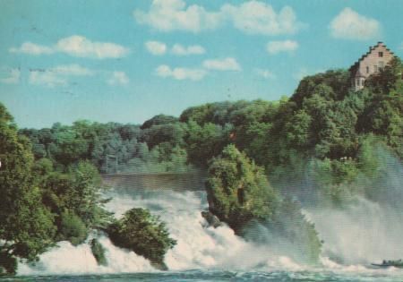 Schweiz - Schaffhausen mit Rheinfall - 1970 Schweiz - Schaffhausen mit Rheinfall - 1970