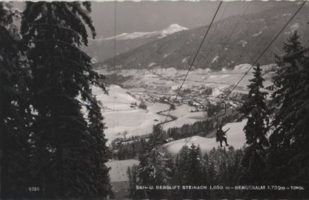 Österreich - Steinach - Ski- und Berglift - 1968 Österreich - Steinach - Ski- und Berglift - 1968