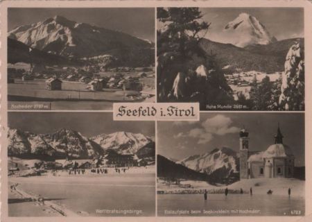 Österreich - Seefeld - u.a. Hocheder - ca. 1955 Österreich - Seefeld - u.a. Hocheder - ca. 1955