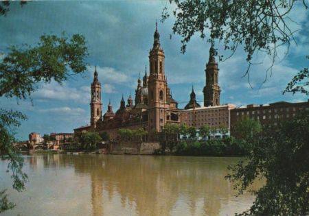Spanien - Zaragoza - Saragossa - Margenes del rio Ebro - 1971 Spanien - Zaragoza - Saragossa - Margenes del rio Ebro - 1971