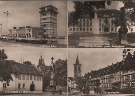 Erfurt - u.a. ehem. Statthalterei - 1971 Erfurt - u.a. ehem. Statthalterei - 1971