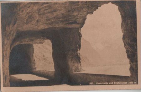 Schweiz - Axenstraße - mit Bristenstock - ca. 1935 Schweiz - Axenstraße - mit Bristenstock - ca. 1935