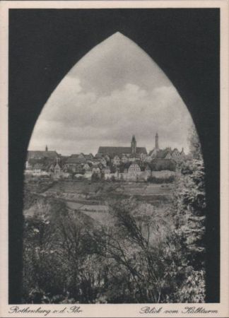 Rothenburg - Blick vom Kalkturm - ca. 1955 Rothenburg - Blick vom Kalkturm - ca. 1955