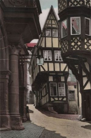 Bernkastel - Spitzhäuschen am Marktplatz - ca. 1965 Bernkastel - Spitzhäuschen am Marktplatz - ca. 1965