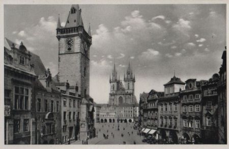 Tschechien - Prag - Praha - Staromestske namesti - ca. 1955 Tschechien - Prag - Praha - Staromestske namesti - ca. 1955
