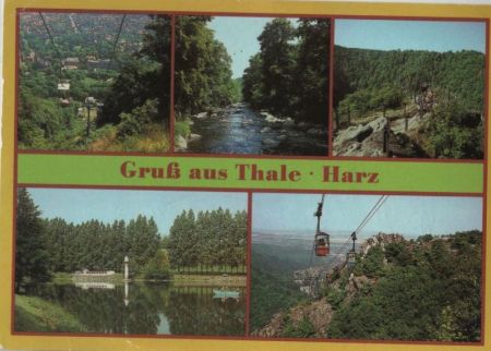 Thale - u.a. Sessellift - 1986 Thale - u.a. Sessellift - 1986