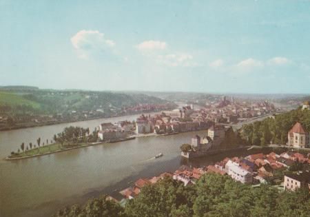 Passau - Gesamtansicht - ca. 1975 Passau - Gesamtansicht - ca. 1975