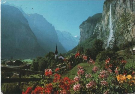 Schweiz - Lauterbrunnen - Staubbachfall - 1995 Schweiz - Lauterbrunnen - Staubbachfall - 1995