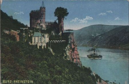 Trechtingshausen, Burg Rheinstein - ca. 1920 Trechtingshausen, Burg Rheinstein - ca. 1920