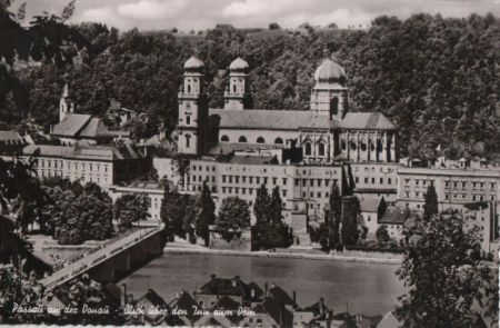 Passau - Blick über den Inn zum Dom - ca. 1960 Passau - Blick über den Inn zum Dom - ca. 1960