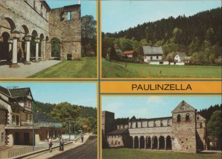 Paulinzella - u.a. Klosterruine - 1990 Paulinzella - u.a. Klosterruine - 1990