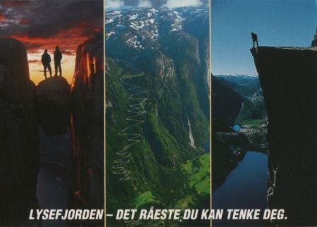 Preikestolen - Norwegen - Lysefjorden - Kjeragbolten Preikestolen - Norwegen - Lysefjorden - Kjeragbolten