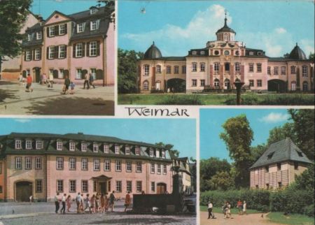 Weimar - u.a. Schillerhaus - 1972 Weimar - u.a. Schillerhaus - 1972