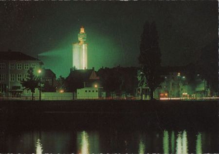 Frankfurt Main - Mainpartie mit Henninger-Turm - ca. 1975 Frankfurt Main - Mainpartie mit Henninger-Turm - ca. 1975