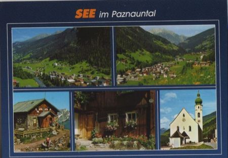 Österreich - See - im Paznauntal - ca. 1985 Österreich - See - im Paznauntal - ca. 1985