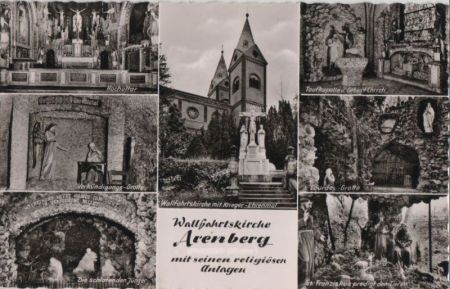 Koblenz-Arenberg - u.a. die Schlafenden Jünger - 1959 Koblenz-Arenberg - u.a. die Schlafenden Jünger - 1959