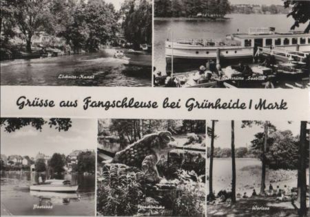 Fangschleuse (OT von Grünheide) - u.a. Peetzsee - 1973 Fangschleuse (OT von Grünheide) - u.a. Peetzsee - 1973