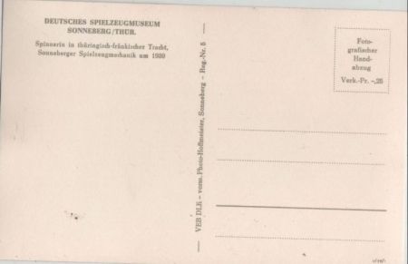 Sonneberg - Spielzeugmuseum, Spinnerin
