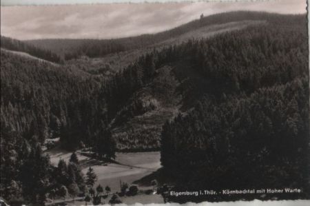 Elgersburg - Körnbachtal mit Hoher Warte - 1962 Elgersburg - Körnbachtal mit Hoher Warte - 1962