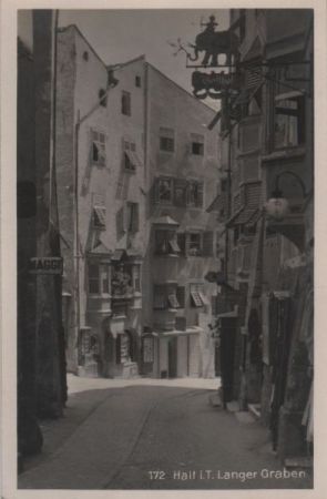 Österreich - Hall, Tirol - Langer Graben - ca. 1950 Österreich - Hall, Tirol - Langer Graben - ca. 1950