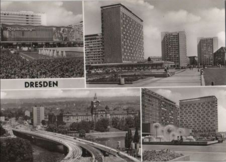 Dresden - u.a. Interhotel Newa - 1973 Dresden - u.a. Interhotel Newa - 1973