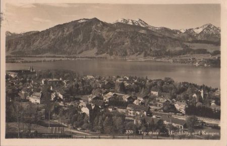 Tegernsee - mit Hirschberg und Kampen - 1948 Tegernsee - mit Hirschberg und Kampen - 1948