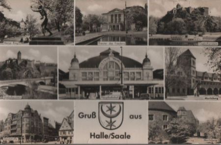 Halle - u.a. Geiststraße - 1960 Halle - u.a. Geiststraße - 1960